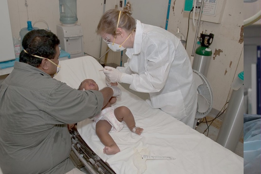 Pediatric physician free service, medical doctor charity