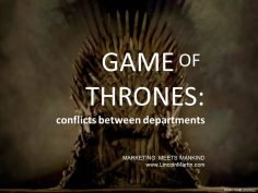 Game of Thrones’ Interdepartmental Conflicts